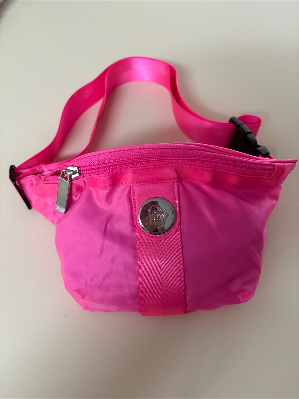 Joy Mangano Hot Pink Crossbody Belt Bag